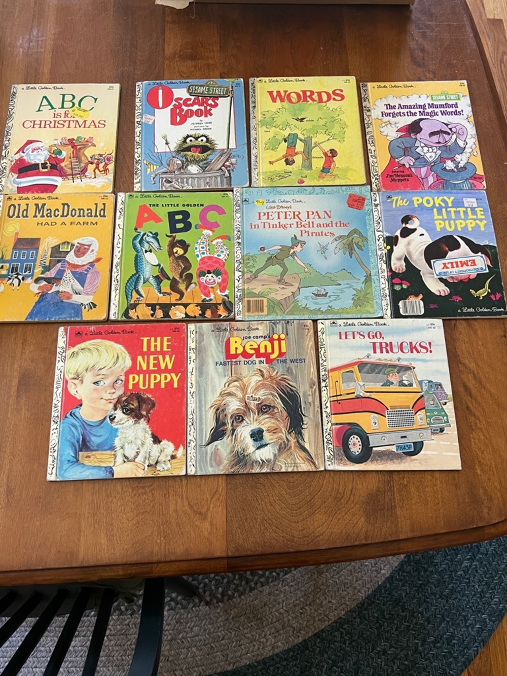 Little Golden Books Vintage Collection - 11 Colorful Kids Storybooks